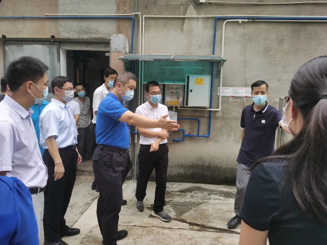 海珠区常务副区长傅晓初到白云山征途国际官网公司开展清静生产检查