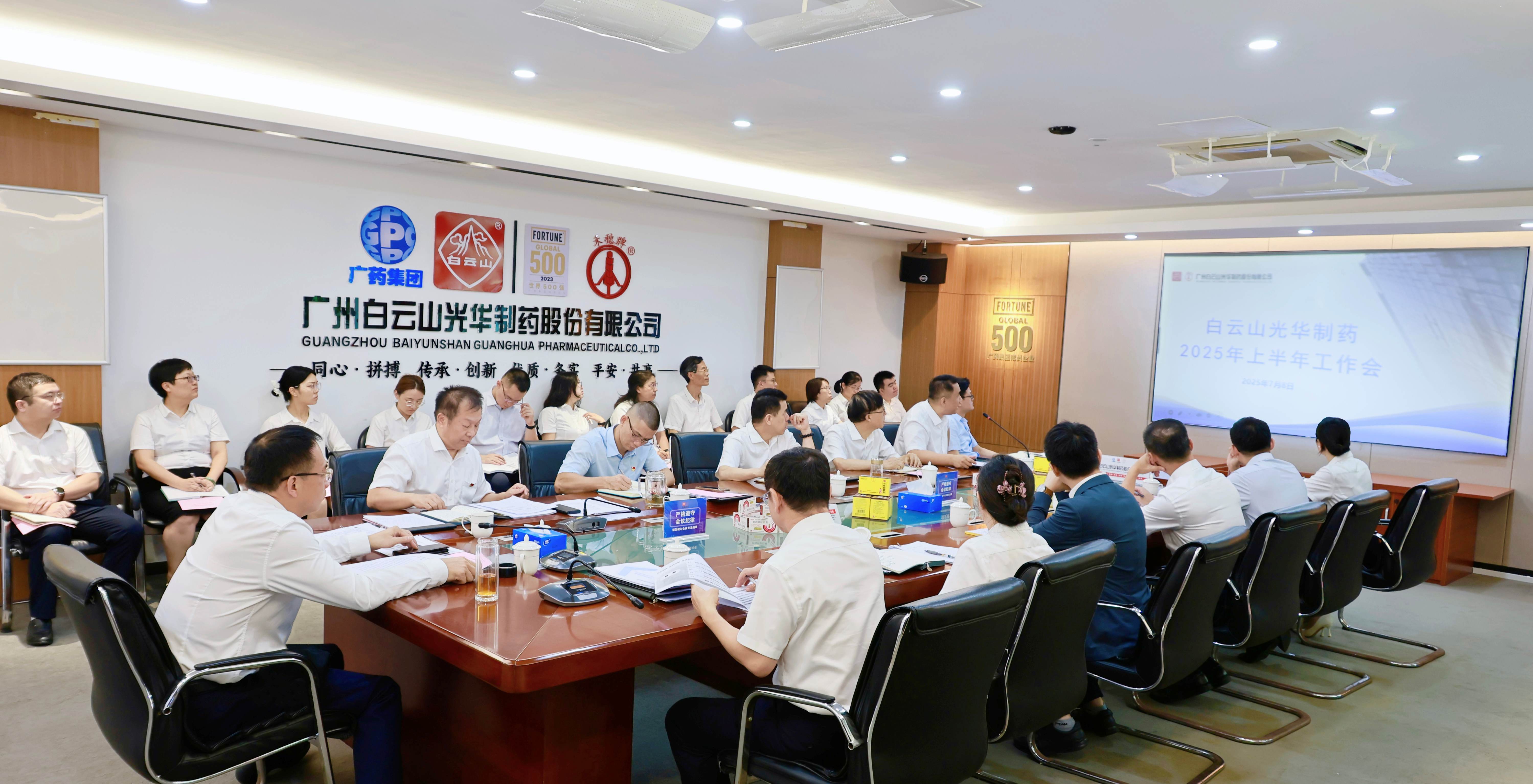 严实作风强基本 奋楫冲刺立异绩——白云山征途国际官网制药召开2025年上半年岁情聚会